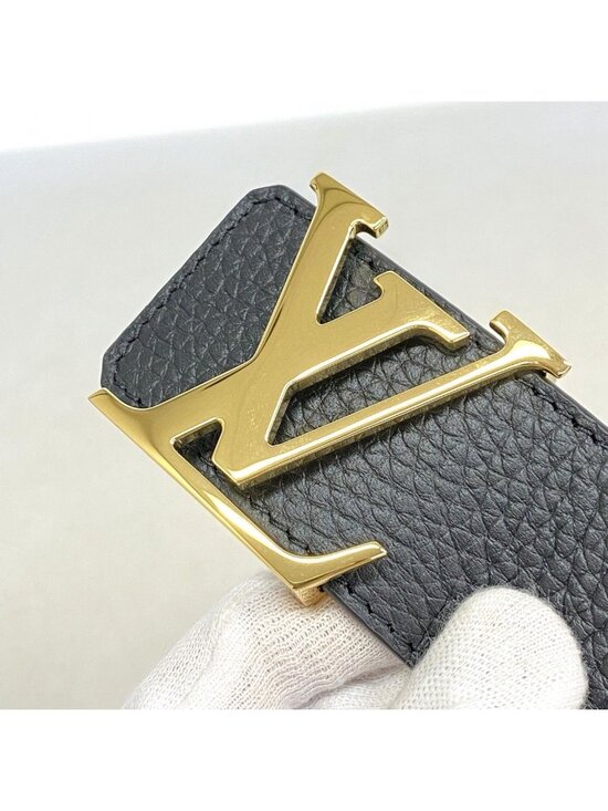 Louis Vuitton Belt Taurillon LV Initial 40 Reversible Brown Noir